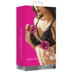 Ouch! Menottes de poignet Plush Rose